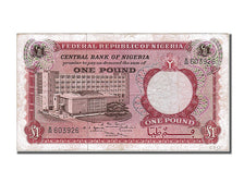 Banknote, Nigeria, 1 Pound, 1967, EF(40-45)