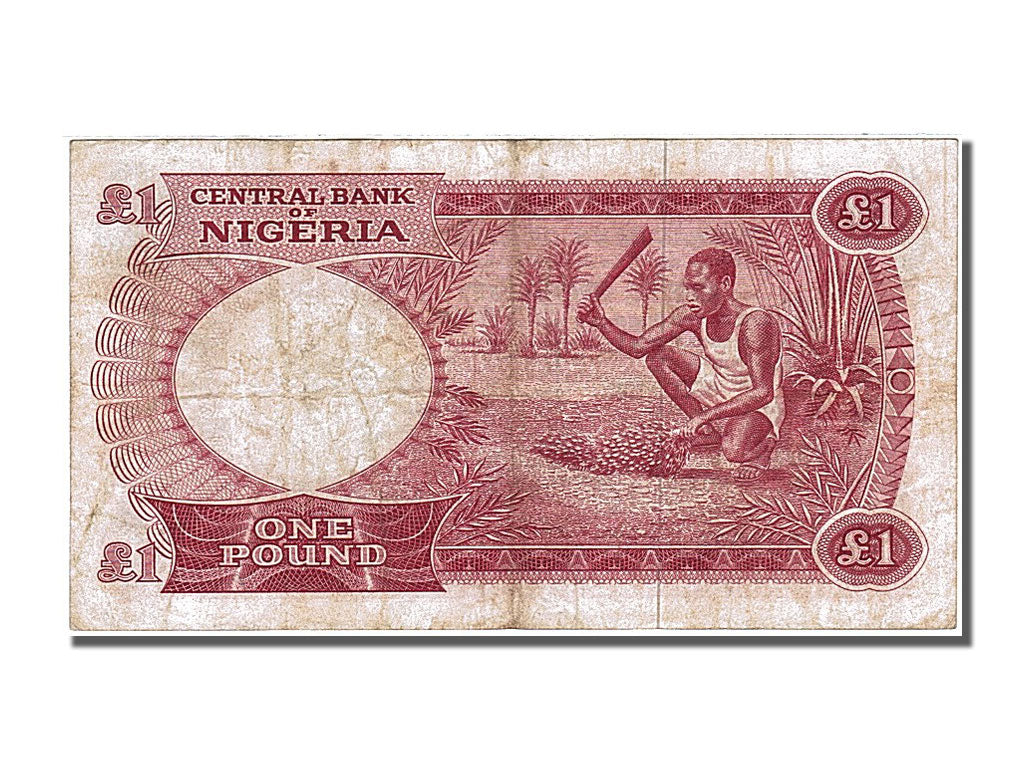 Banknote, Nigeria, 1 Pound, 1967, EF(40-45)