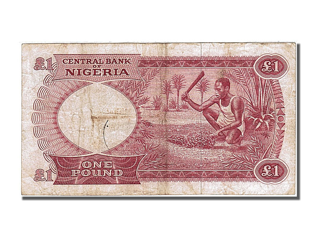 Billet, Nigéria, 1 Pound, 1967, TTB