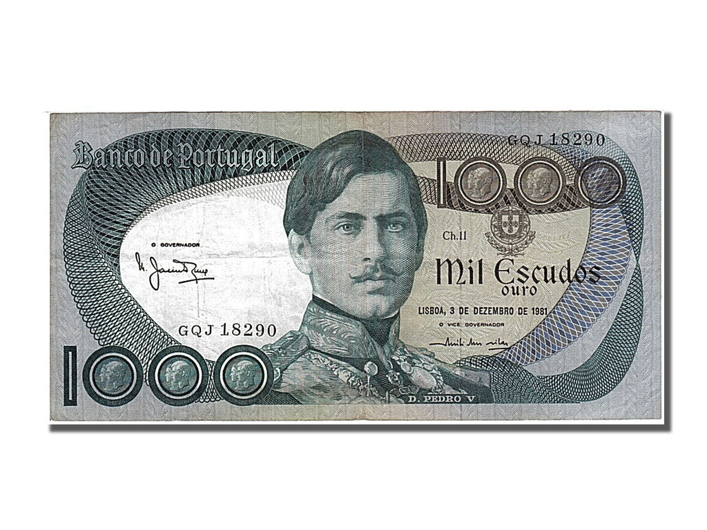 Banknote, Portugal, 1000 Escudos, 1981, 1981-12-03, AU(55-58)