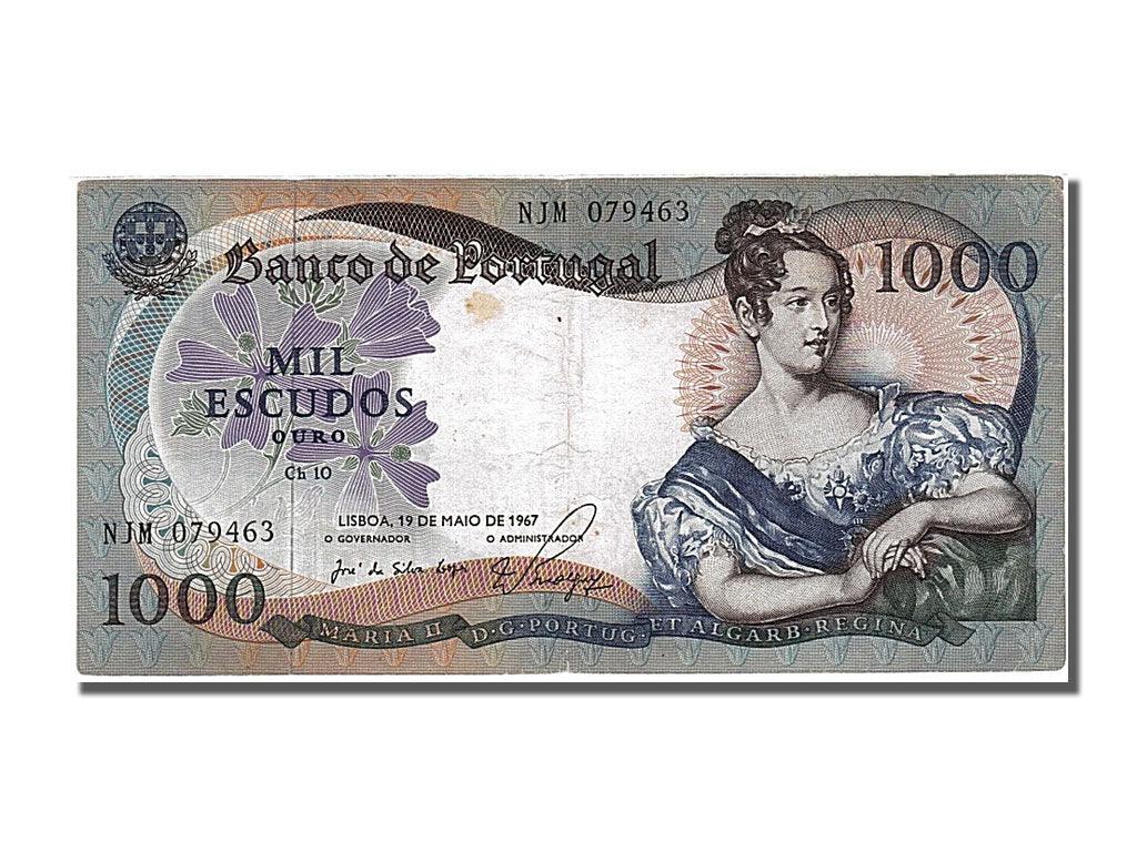 Billete, 1000 Escudos, 1967, Portugal, 1967-05-19, EBC