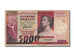 Madagascar, 5000 Francs = 1000 Ariary, VF(20-25)