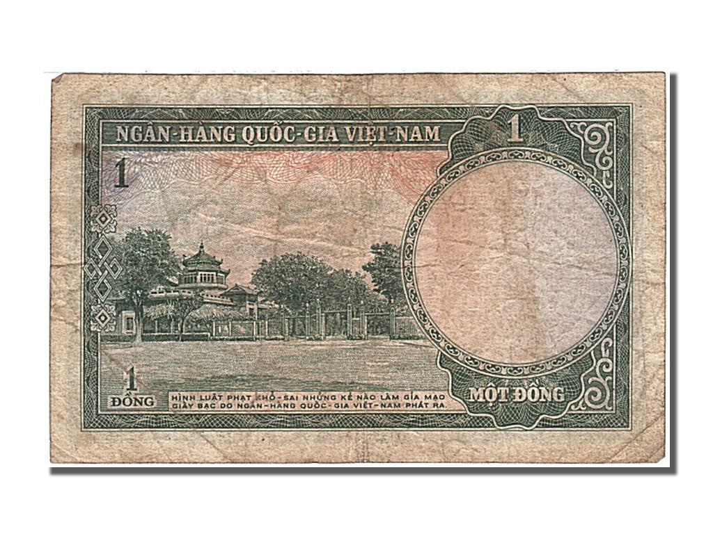 Banknote, Viet Nam, 1 D<ox>ng, 1955, VF(30-35)