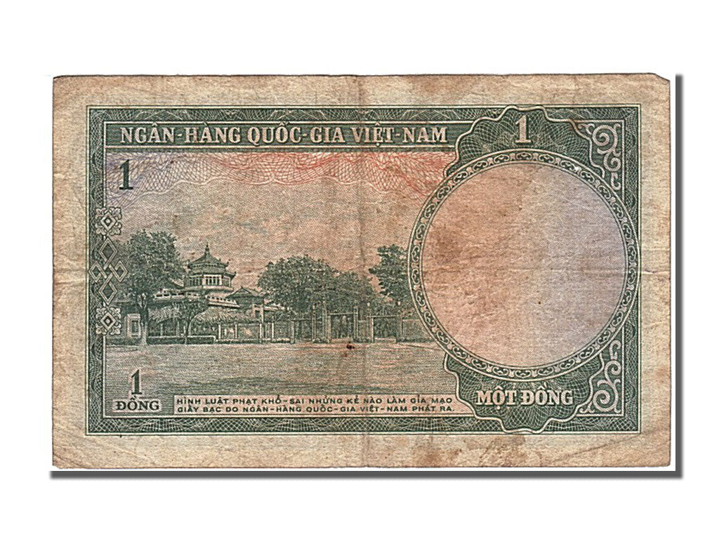 Banknote, Viet Nam, 1 D<ox>ng, 1955, VF(30-35)