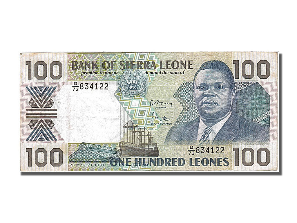 Billet, Sierra Leone, 100 Leones, 1990, 1990-09-26, SUP