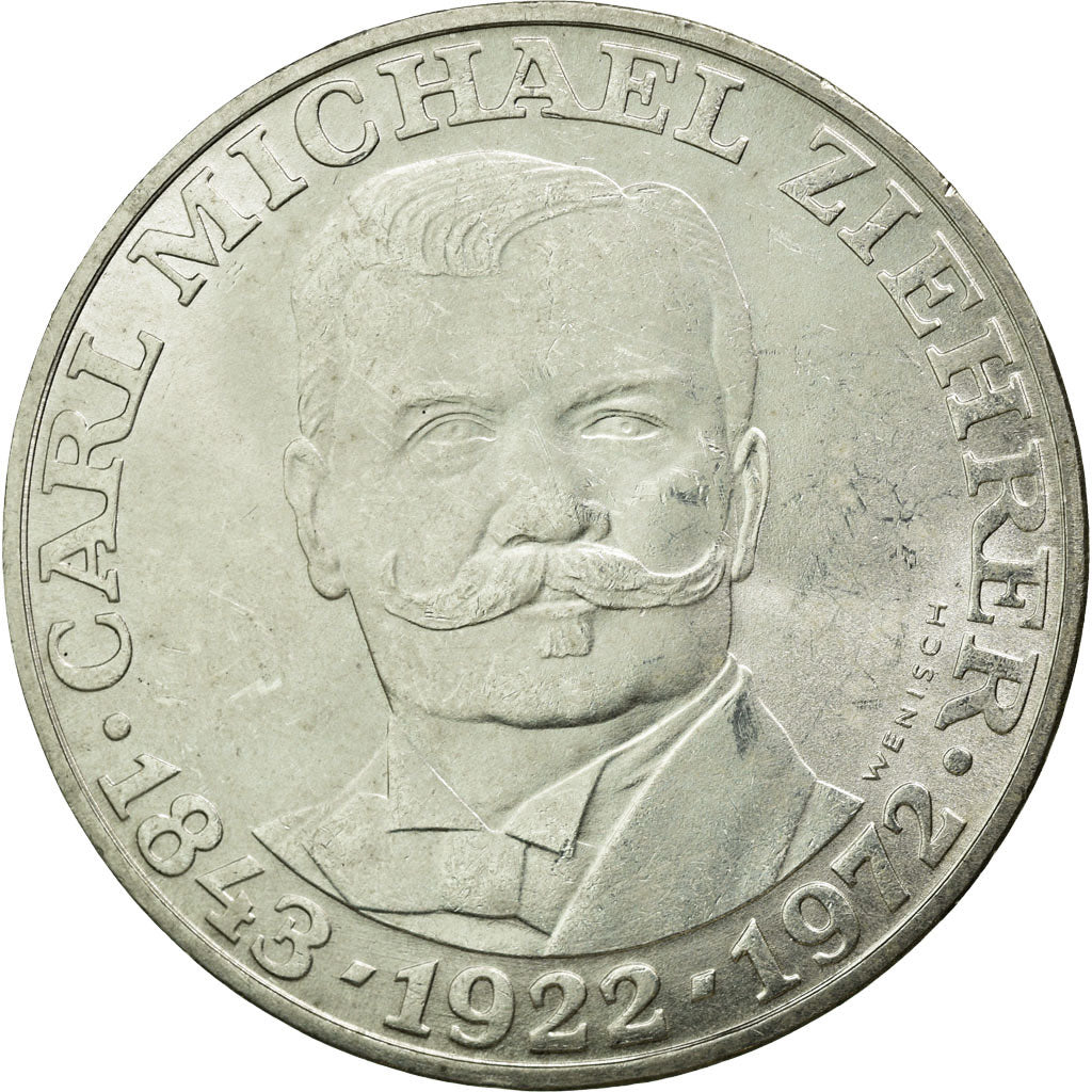 Coin, Austria, 25 Schilling, 1972, MS(60-62), Silver, KM:2912