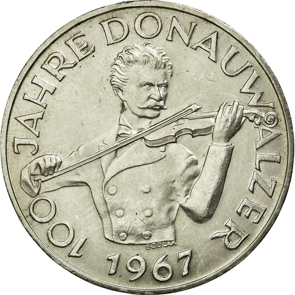 Coin, Austria, 50 Schilling, 1967, AU(55-58), Silver, KM:2902