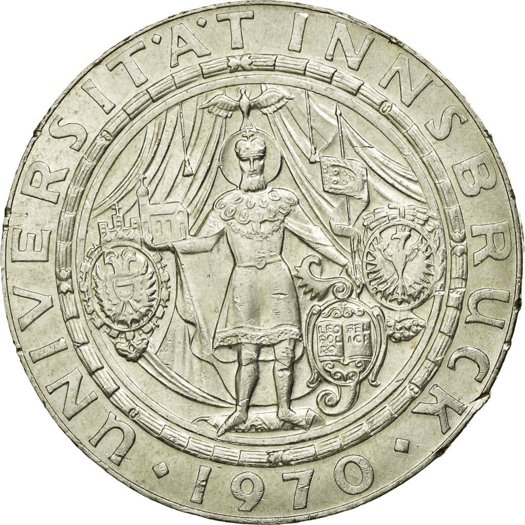 Moneta, Austria, 50 Schilling, 1970, SPL, Argento, KM:2908