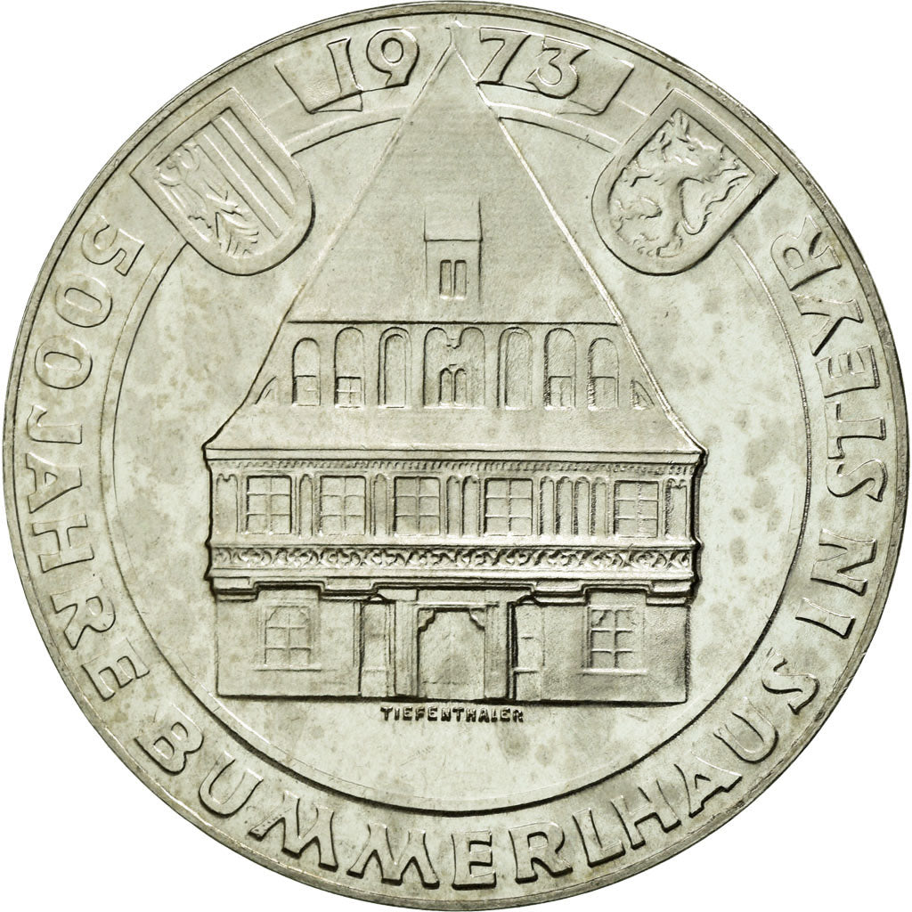 Coin, Austria, 50 Schilling, 1973, AU(55-58), Silver, KM:2916