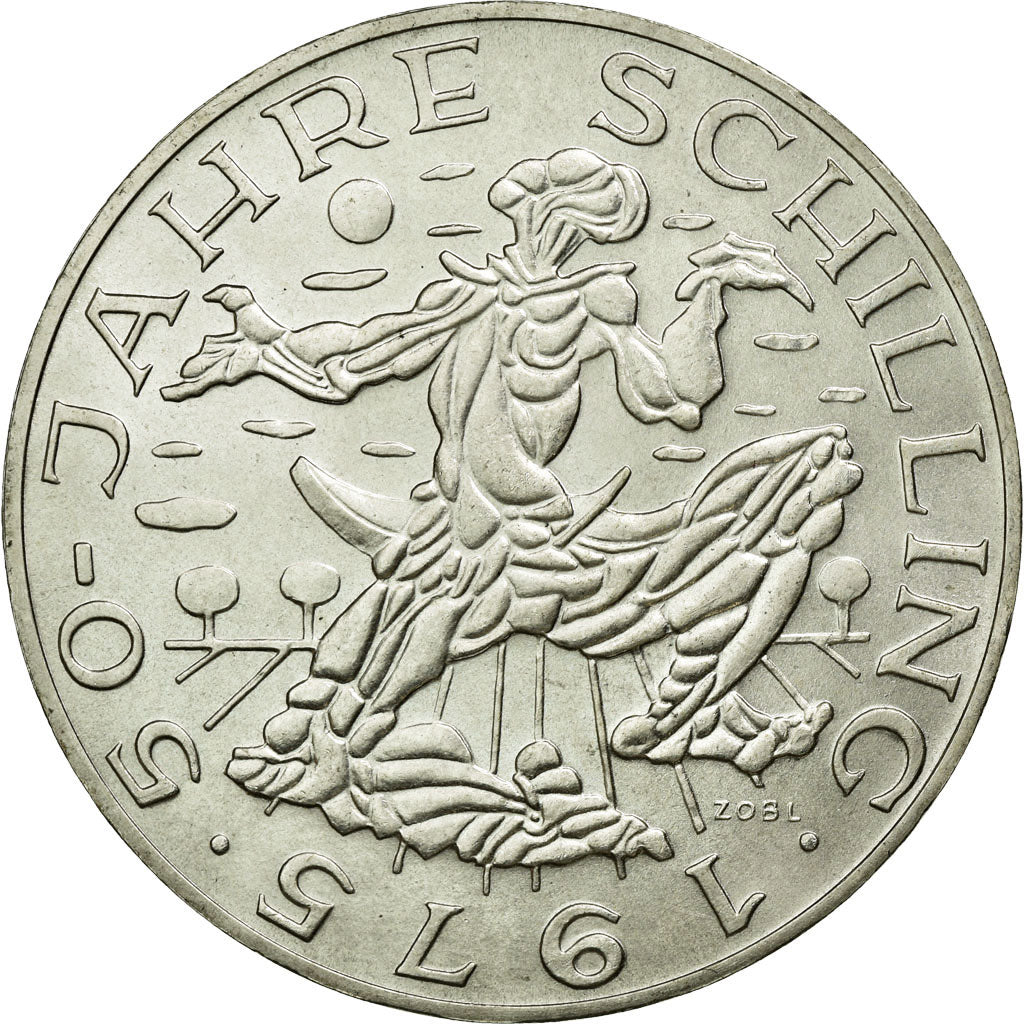 Coin, Austria, 100 Schilling, 1975, MS(60-62), Silver, KM:2925