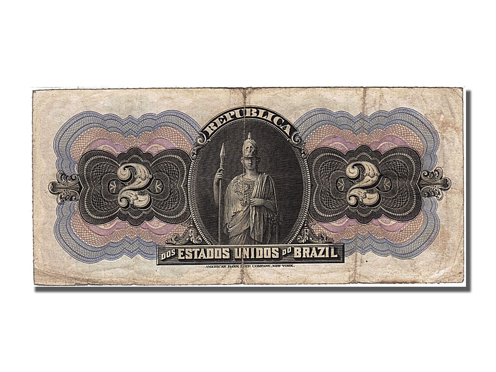 Banknote, Brazil, 2 Mil Reis, 1900, EF(40-45)