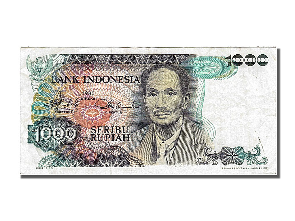 Banknote, Indonesia, 1000 Rupiah, 1980, VF(30-35)