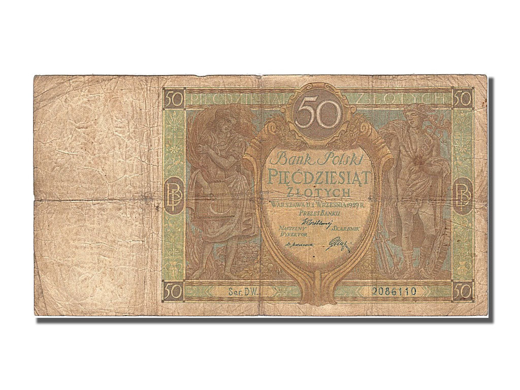 Banknote, Poland, 50 Zlotych, 1929, 1929-09-01, EF(40-45)