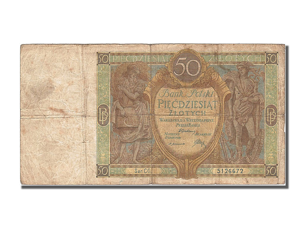 Banknote, Poland, 50 Zlotych, 1929, 1929-09-01, EF(40-45)