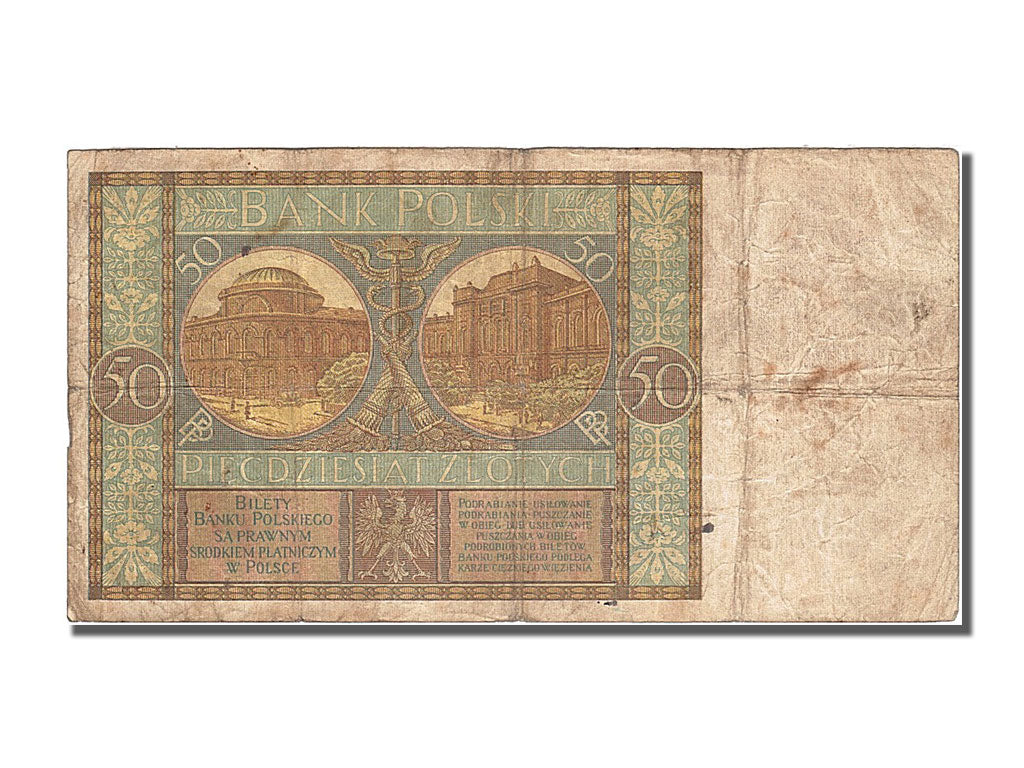 Banknote, Poland, 50 Zlotych, 1929, 1929-09-01, EF(40-45)