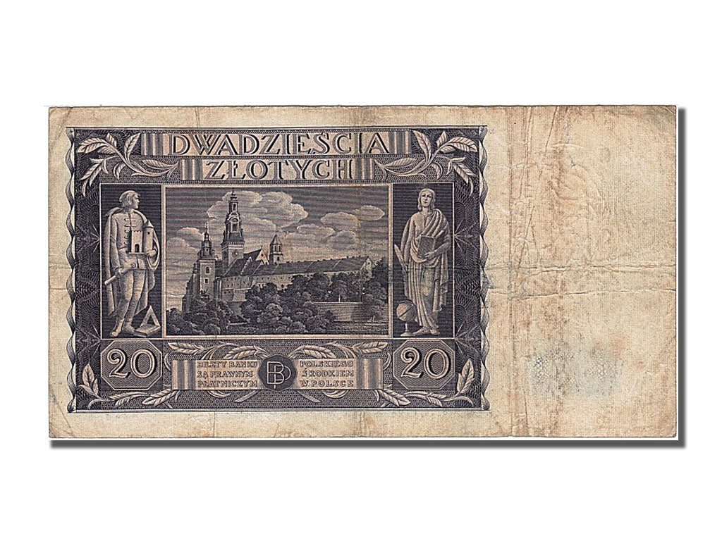 Banknot, Polska, 20 Zlotych, 1936, 1936-11-11, AU(50-53)
