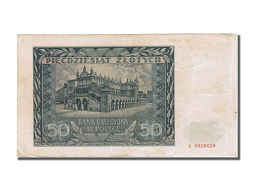 Banconote, Polonia, 50 Zlotych, 1941, 1941-08-01, SPL-