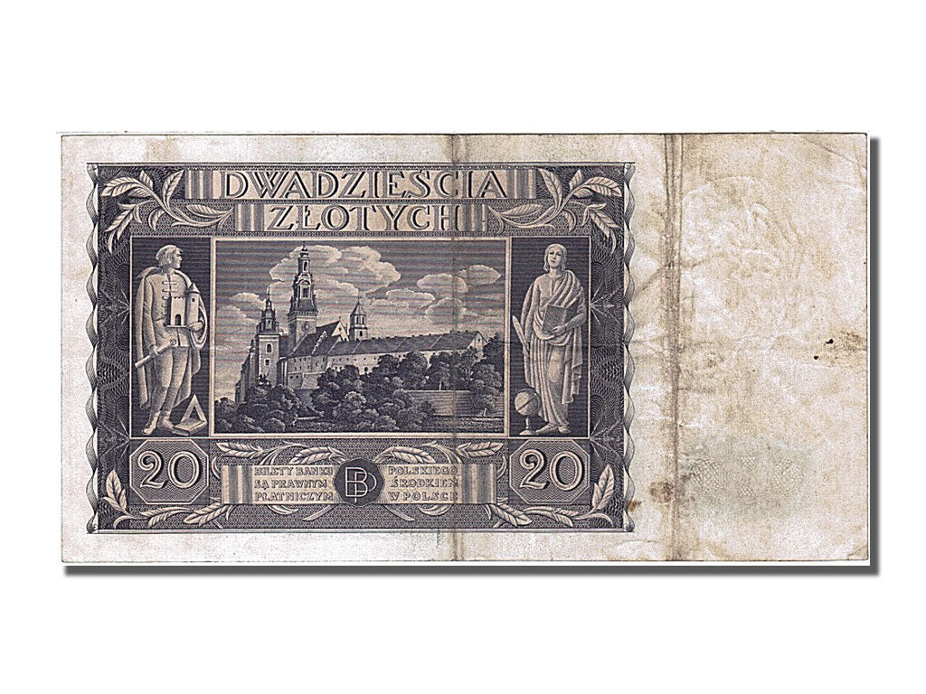Banknote, Poland, 20 Zlotych, 1936, 1936-11-11, EF(40-45)
