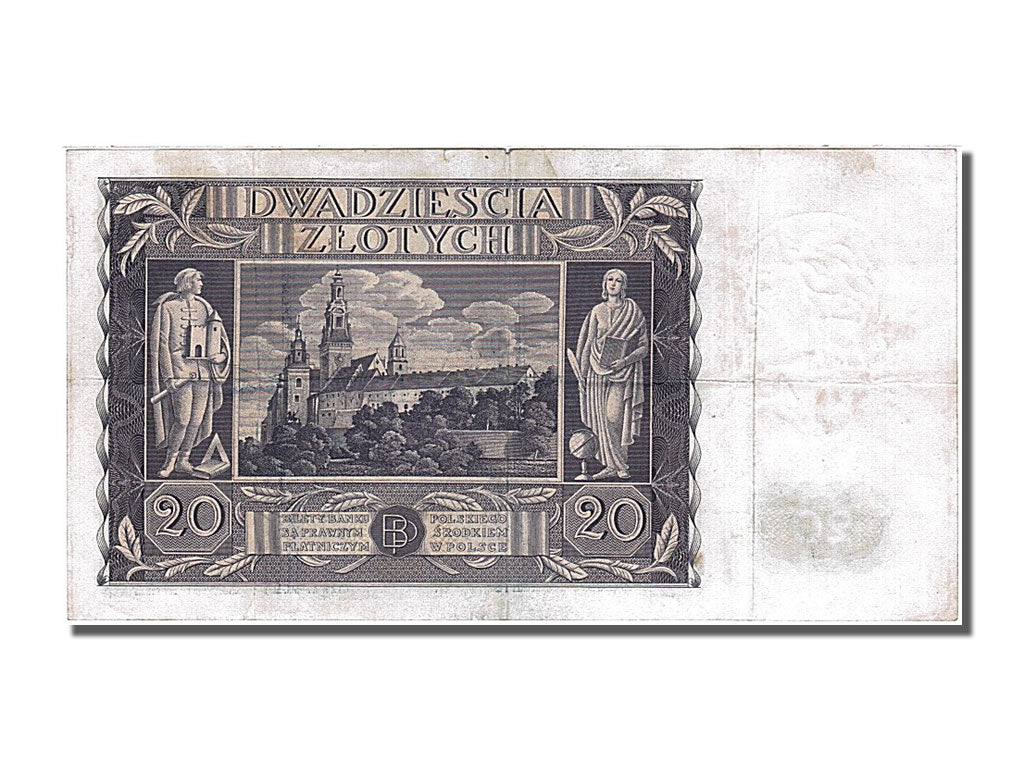 Banknote, Poland, 20 Zlotych, 1936, 1936-11-11, VF(30-35)