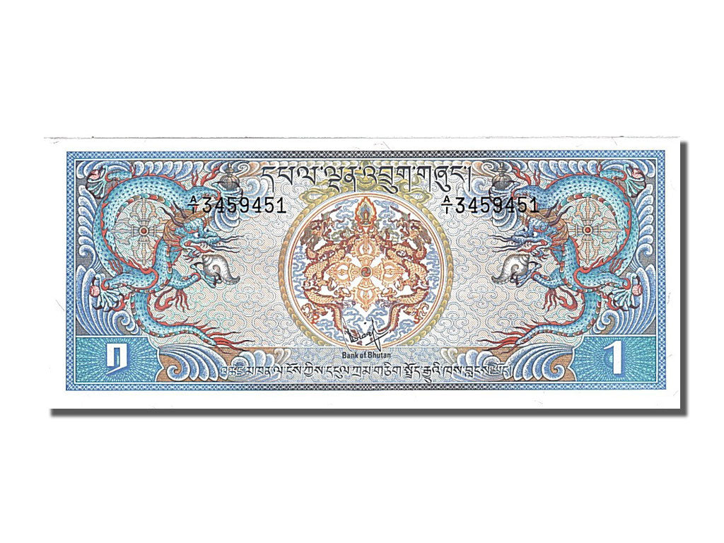 Banconote, Bhutan, 1 Ngultrum, 1981, FDS