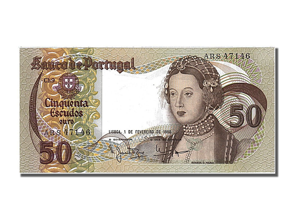 Banknote, Portugal, 50 Escudos, 1980, 1980-02-01, UNC(65-70)
