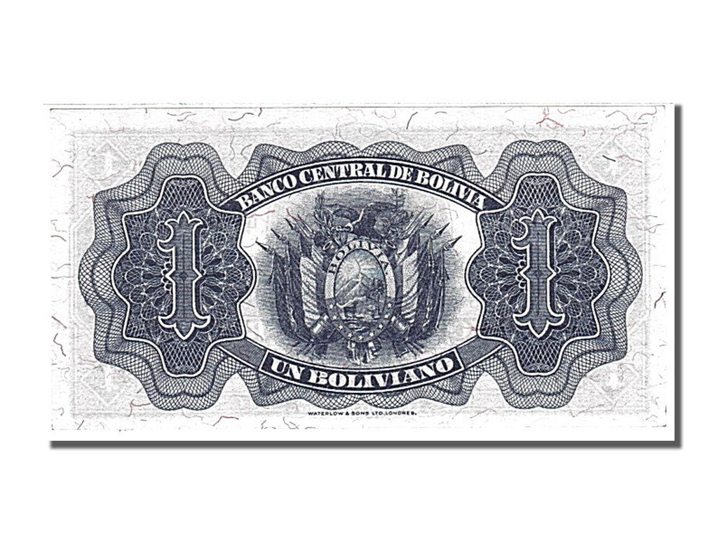 Banknote, Bolivia, 1 Boliviano, 1928, 1928-07-20, UNC(65-70)