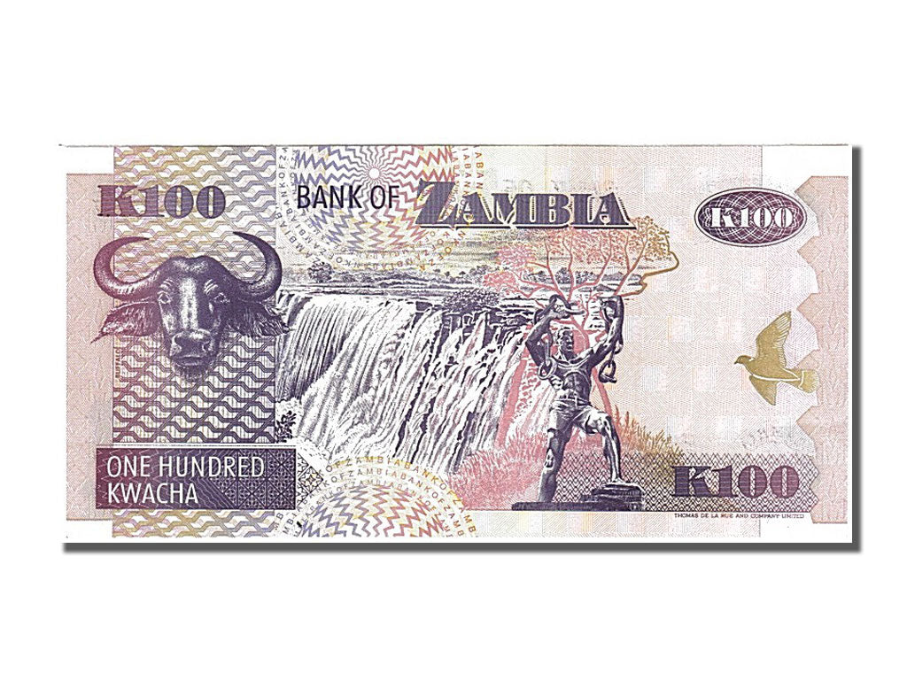 Banknote, Zambia, 100 Kwacha, 1992, UNC(65-70)