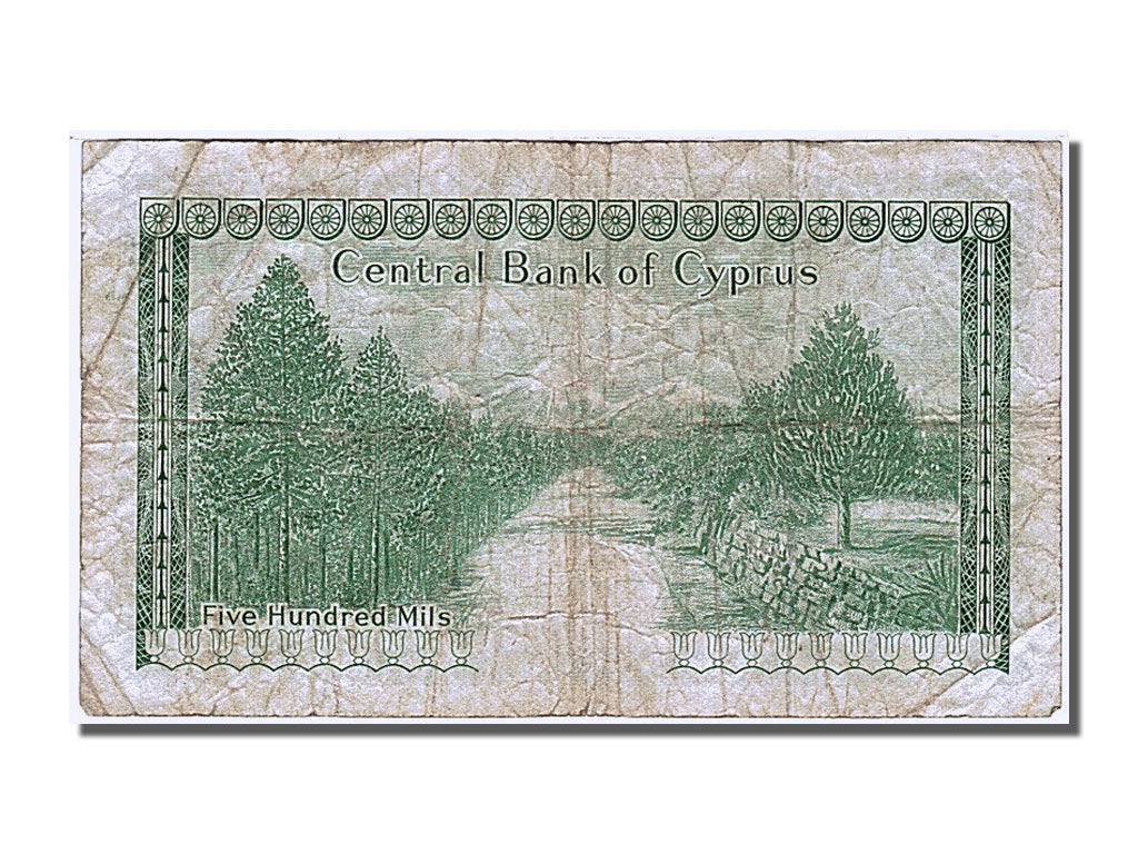 Billete, 500 Mils, 1979, Chipre, 1979-06-01, BC+