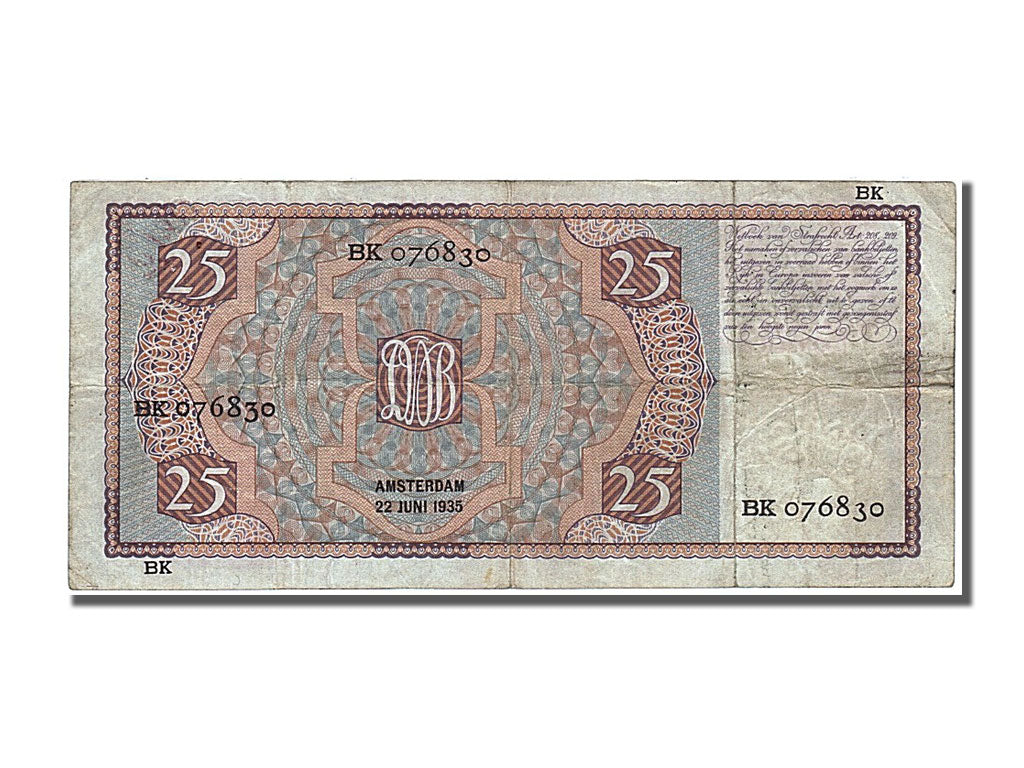 Biljet, Nederland, 25 Gulden, 1935, 1935-06-22, TTB+