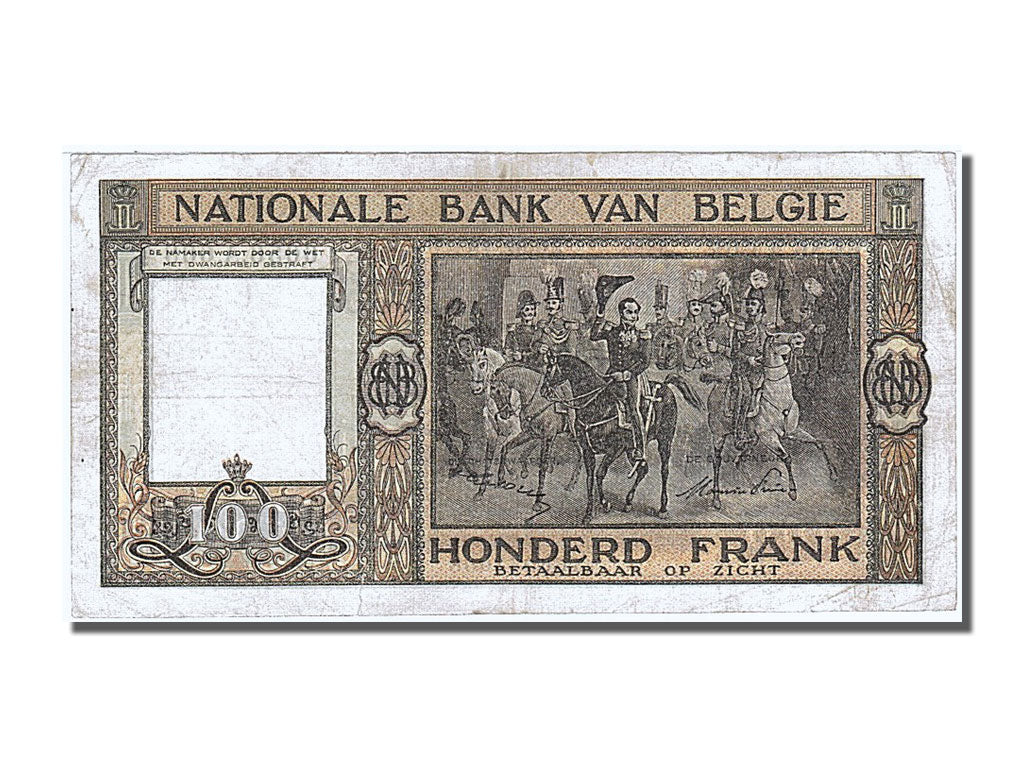 Banknote, Belgium, 100 Francs, 1949, 1949-02-26, EF(40-45)
