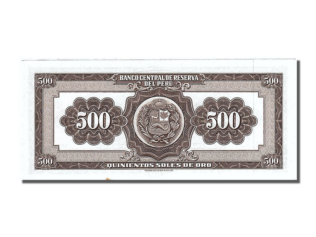 Banknot, Peru, 500 Soles De Oro, 1968, 1968-02-23, UNC(63)