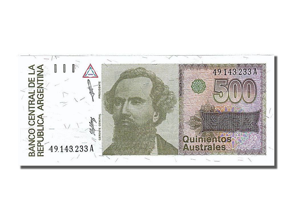 Geldschein, Argentinien, 500 Australes, 1985, UNZ