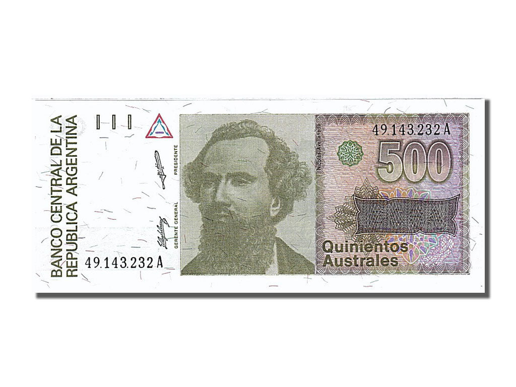 Banknote, Argentina, 500 Australes, 1985, UNC(65-70)