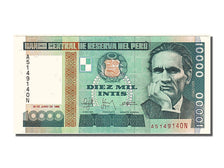 Banknote, Peru, 10,000 Intis, 1988, 1988-06-28, UNC(65-70)