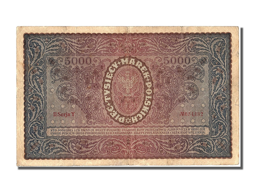 Banconote, Polonia, 5000 Marek, 1920, 1920-02-07, BB