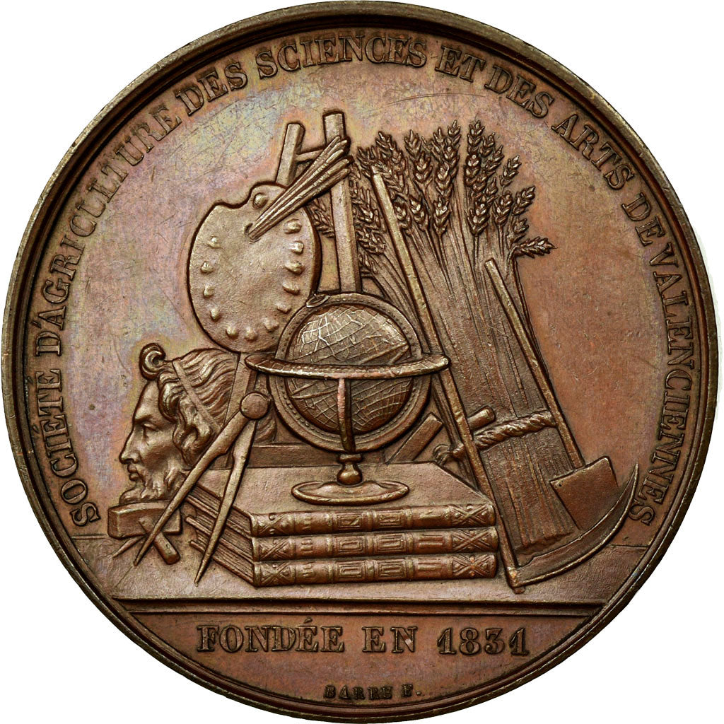 France, Token, 1856, Copper, MS(60-62)