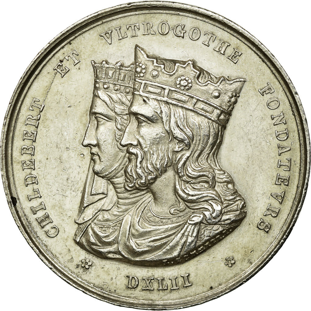 France, Token, 1845, Silver, AU(55-58)