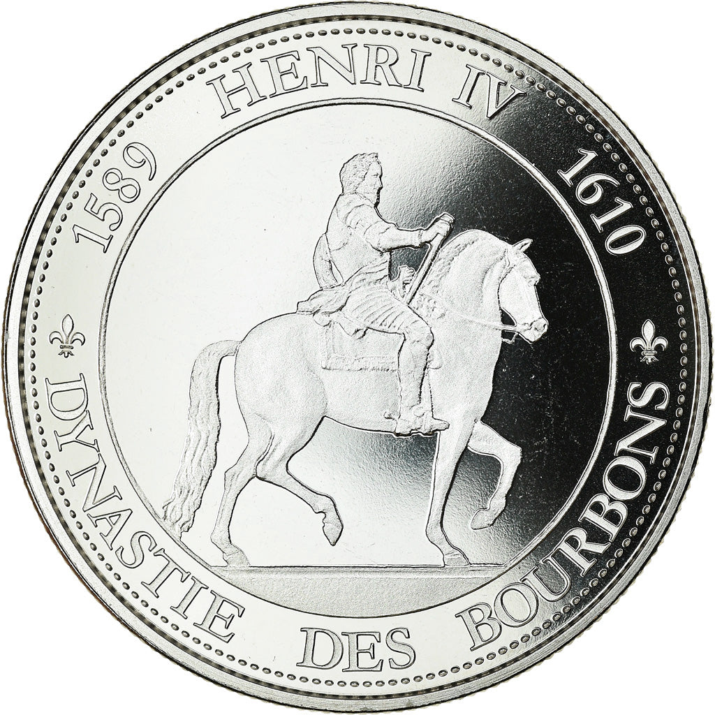 Francia, medalla, Les Rois de France,  Henri IV, History, FDC, Cobre - níquel