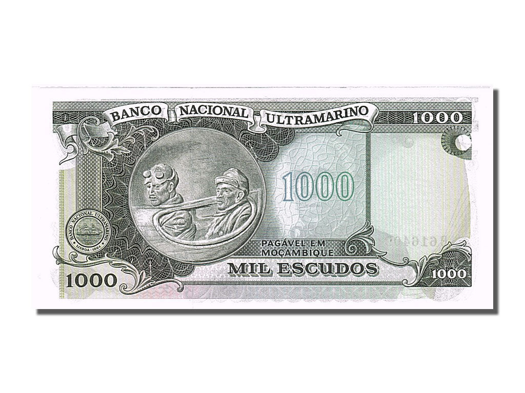 Banknote, Mozambique, 1000 Escudos, 1972, 1972-05-23, UNC(65-70)