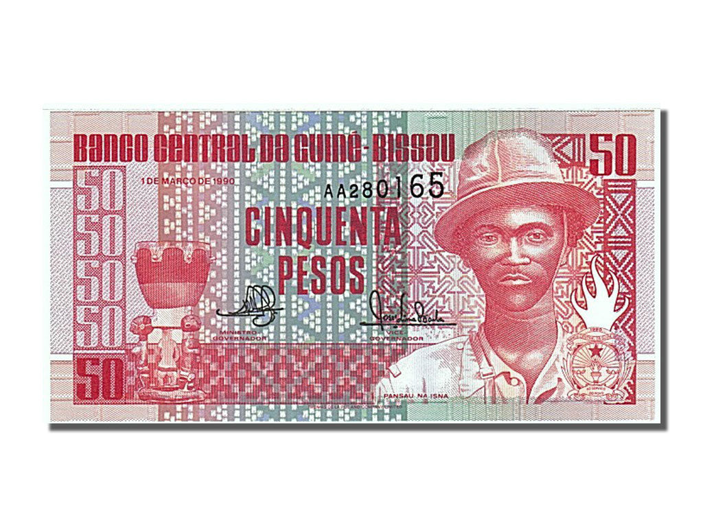 Banknote, Guinea-Bissau, 50 Pesos, 1990, 1990-03-10, UNC(65-70)