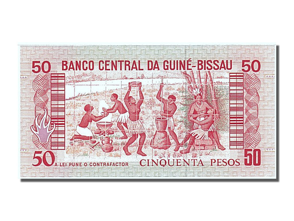 Banknote, Guinea-Bissau, 50 Pesos, 1990, 1990-03-10, UNC(65-70)