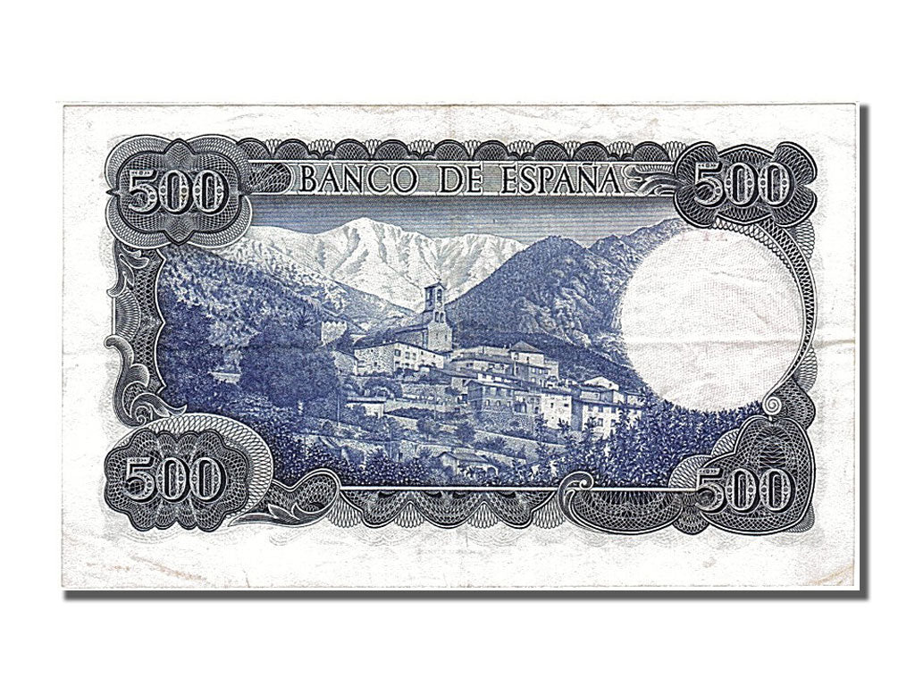 Banknot, Hiszpania, 500 Pesetas, 1971, 1971-07-23, EF(40-45)