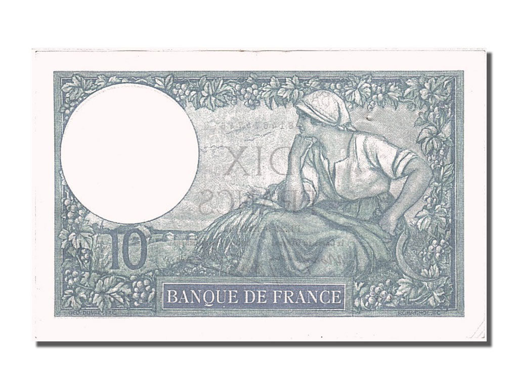 Banknot, Francja, 10 Francs, Minerve, 1939, 1939-09-21, UNC(63), Fayette:7.8