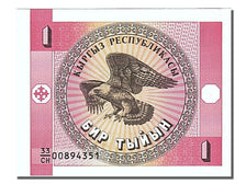 Banknote, KYRGYZSTAN, 1 Tyiyn, 1993, UNC(65-70)