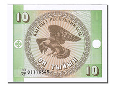 Banknote, KYRGYZSTAN, 10 Tyiyn, 1993, UNC(65-70)