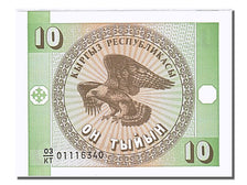 Banknote, KYRGYZSTAN, 10 Tyiyn, 1993, UNC(65-70)