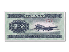 Banconote, Cina, 2 Fen, 1953, FDS