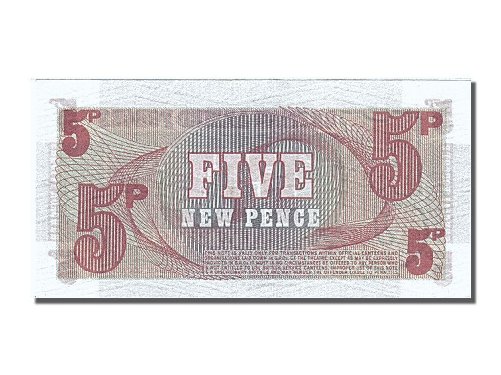 Banknote, Great Britain, 5 New Pence, 1972, UNC(65-70)