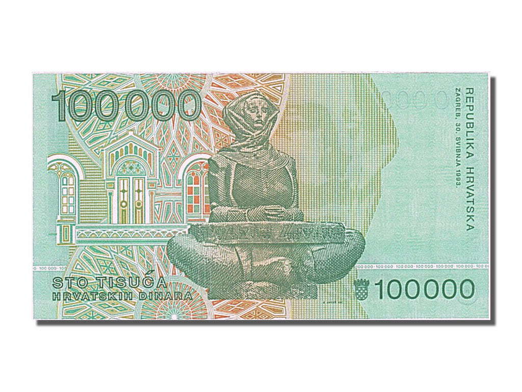 Banknote, Croatia, 100,000 Dinara, 1993, 1993-05-30, UNC(65-70)