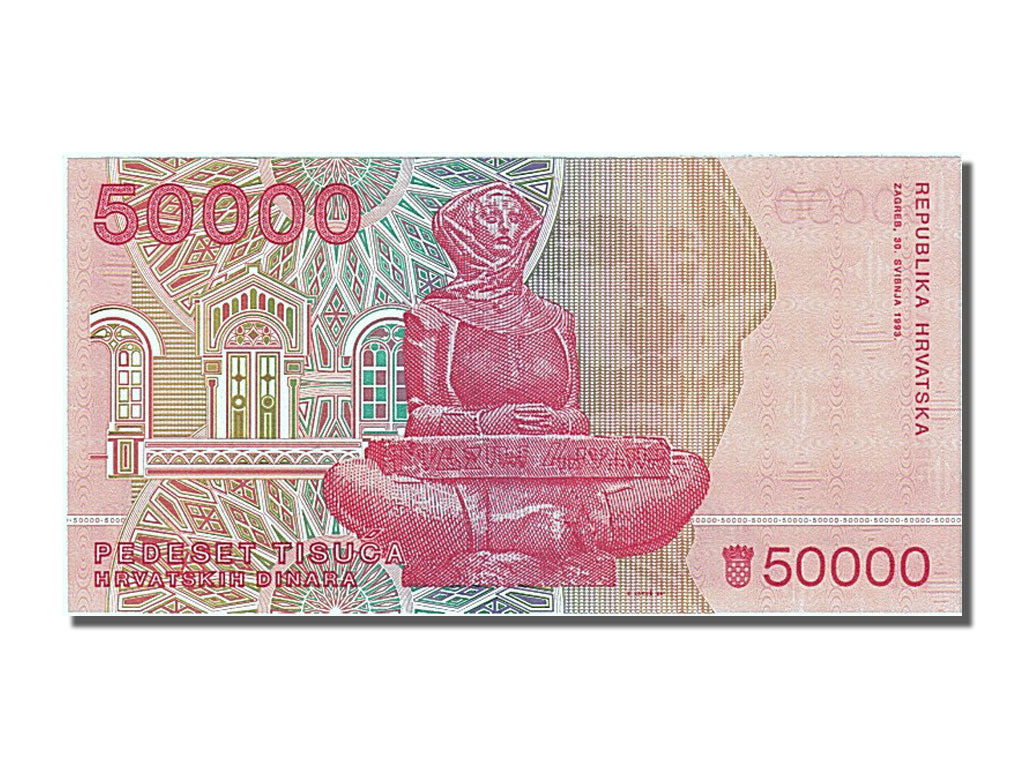 Banknote, Croatia, 50,000 Dinara, 1993, 1993-05-30, UNC(65-70)